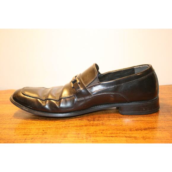 9.5 MENS DRESSY LOAFERS,men leather loafers 9.5,9.5 loafers,mens leather loafers main image 4